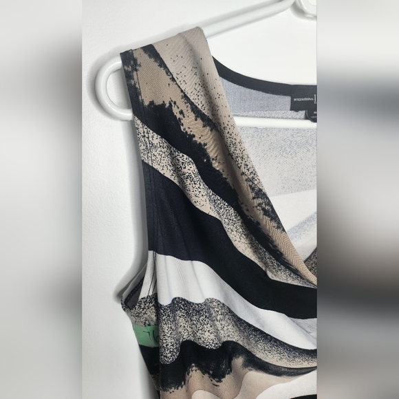 INC printed scoop neck blouse, multi clour, Size M - Picture 5 of 5